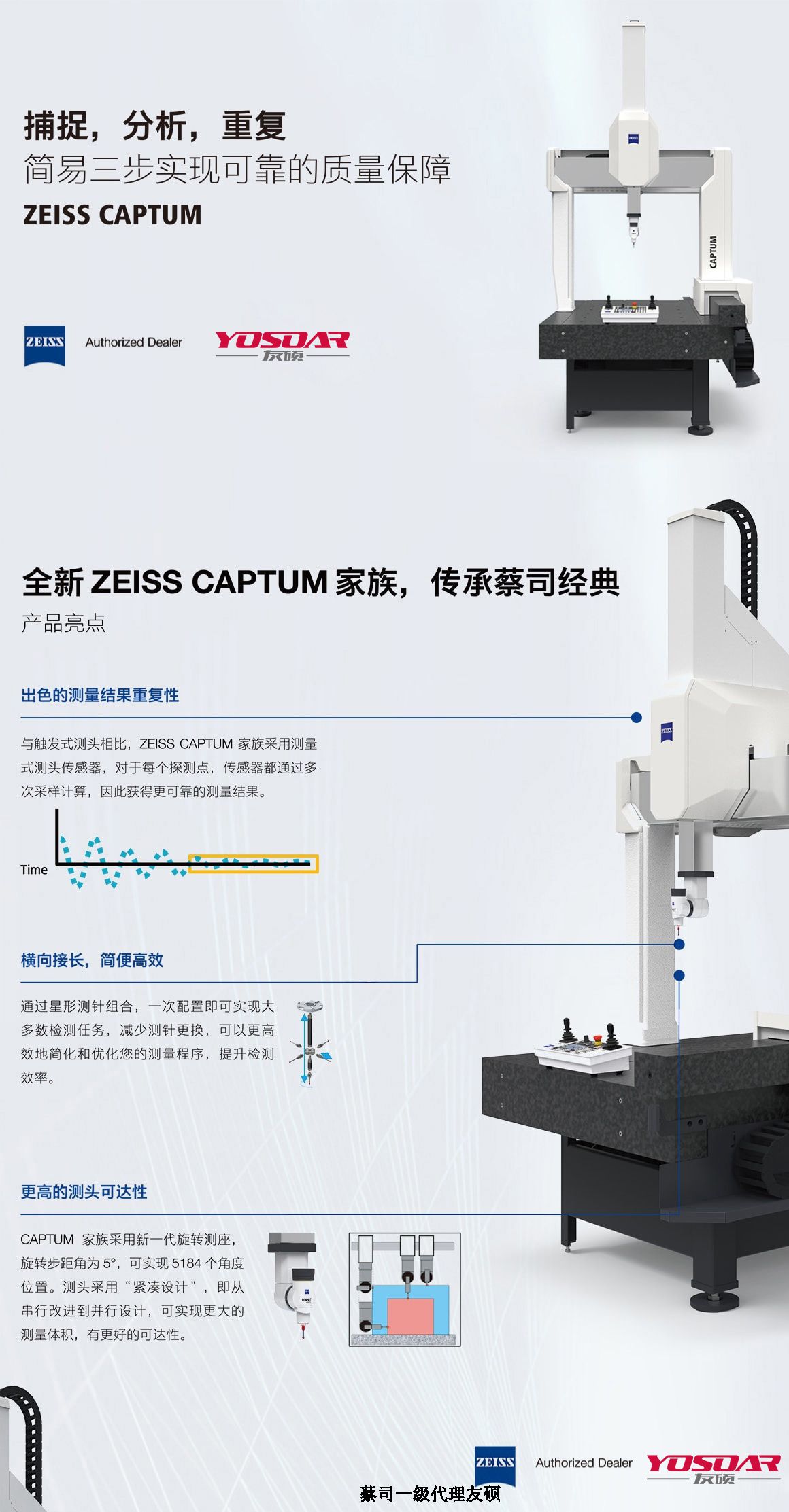 平凉蔡司平凉三坐标CAPTUM